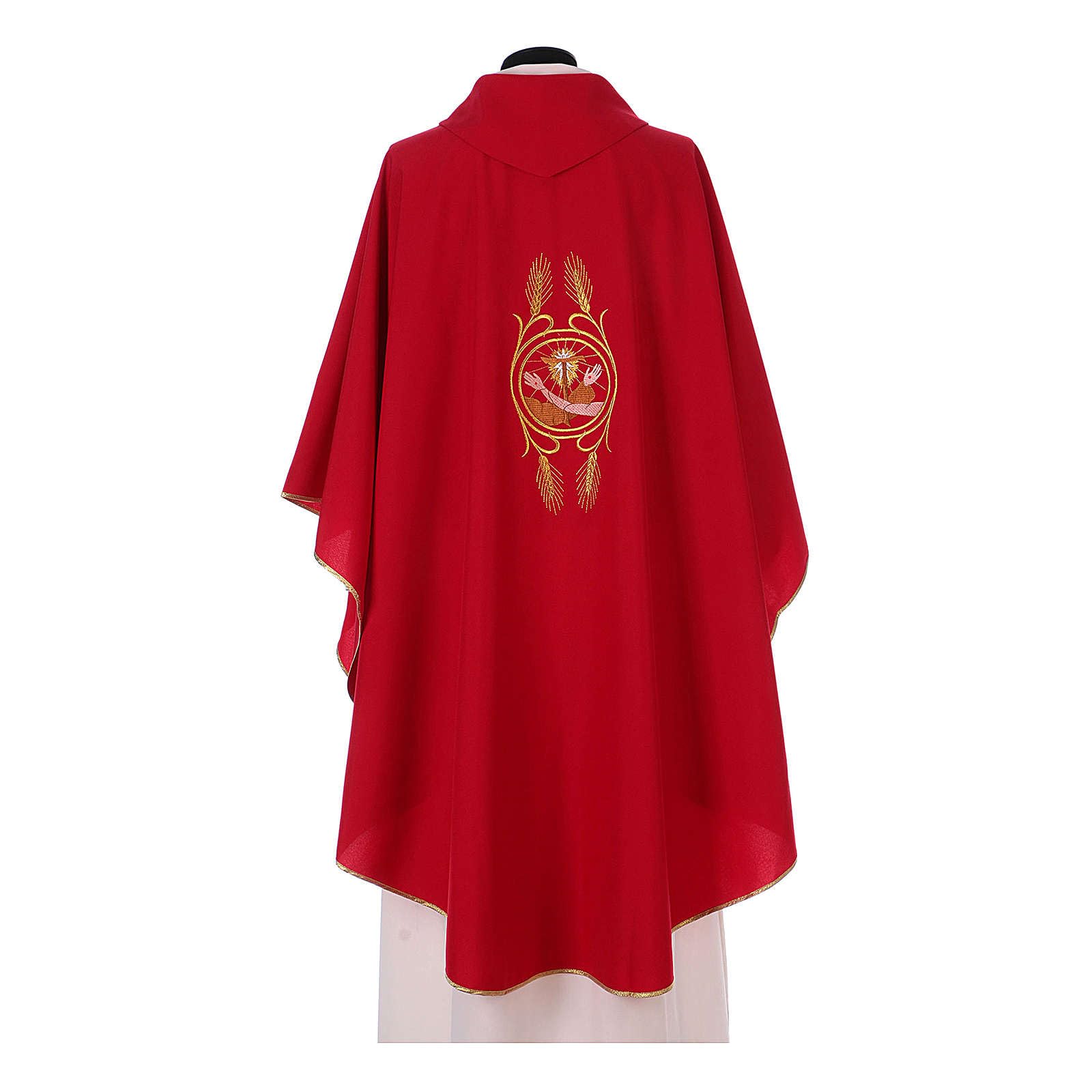 Holyart Kasel mit Franziskaner Wappen aus Polyester
