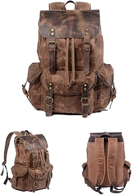 ☺︎ヴィンテージ登山用リュック☺︎ Amazon.co.jp: Sunvp 登山リュック 登山用バッグ 32L リュック