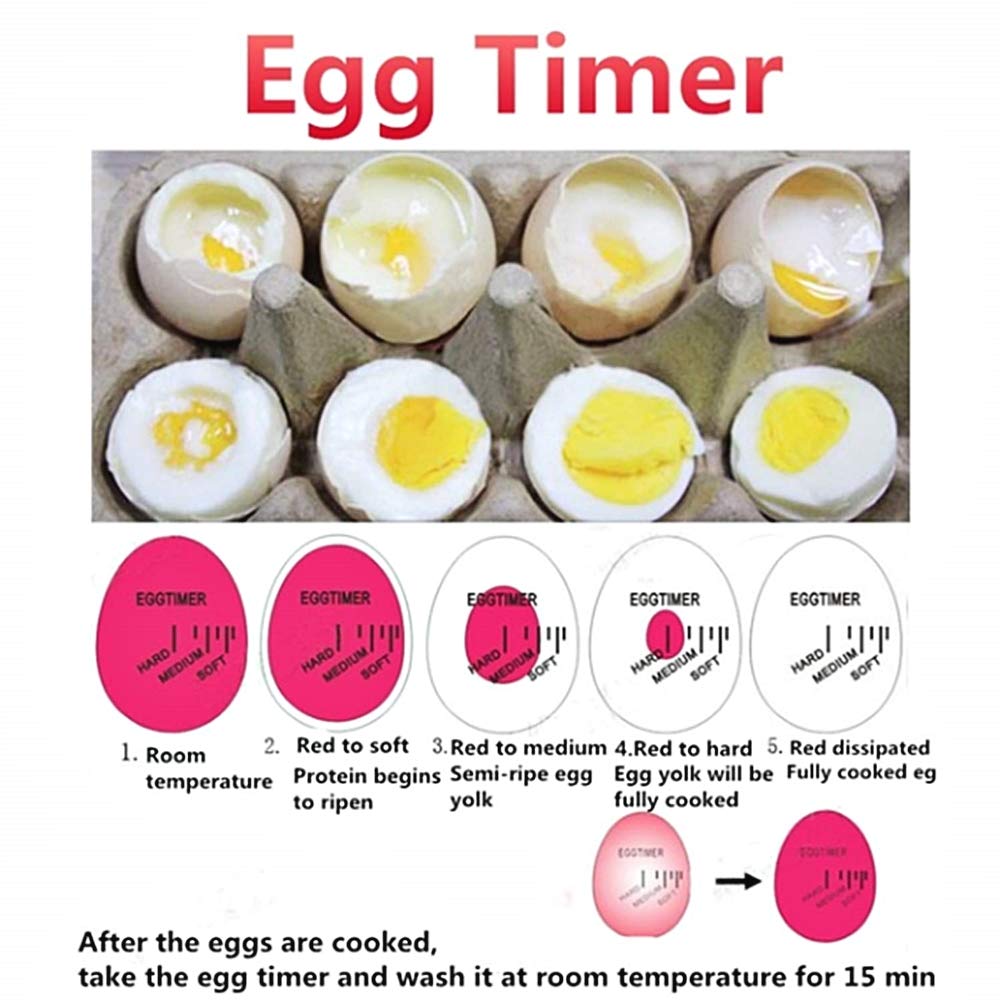 Egg cooking thermometer softboiled egg cooking indicator soft