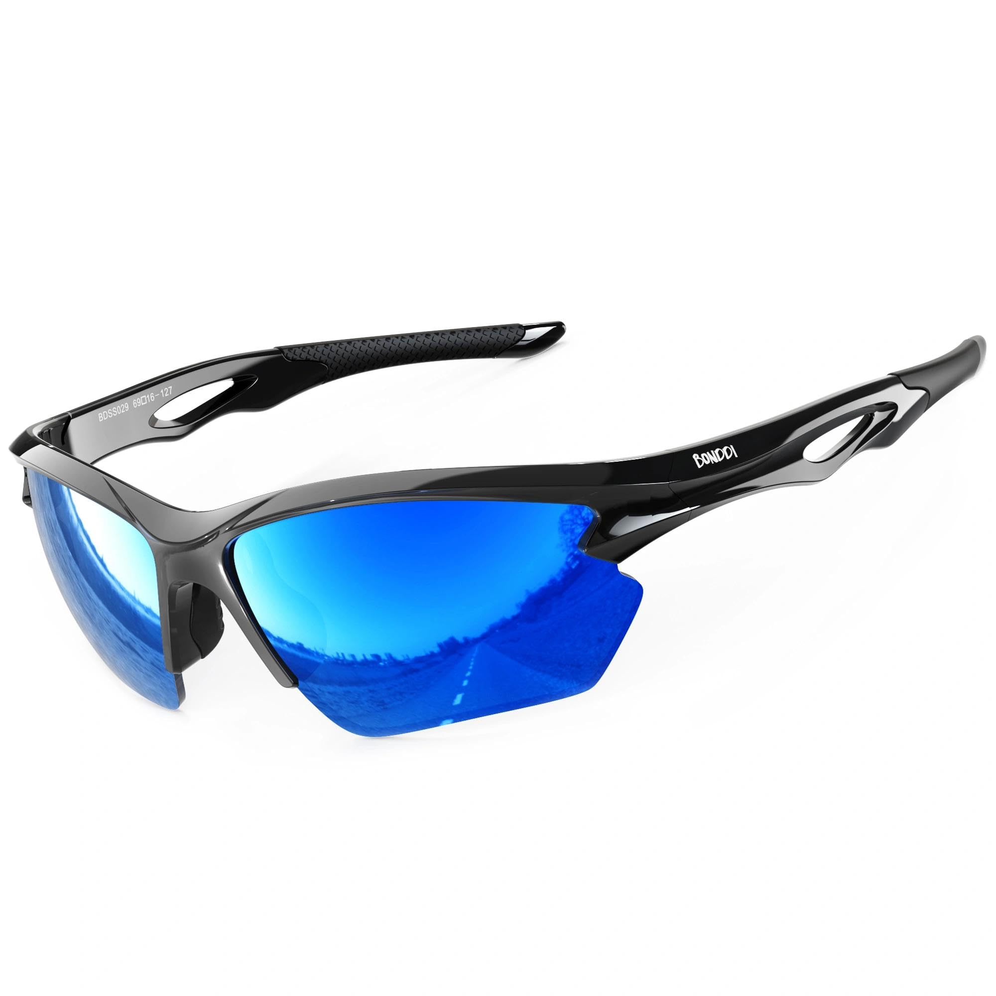 BONDDI Gafas de Sol Deportivas, Polarizadas para Hombre y Mujer, Protección UV400, Montura TR90 Ligera y Envolvente par…