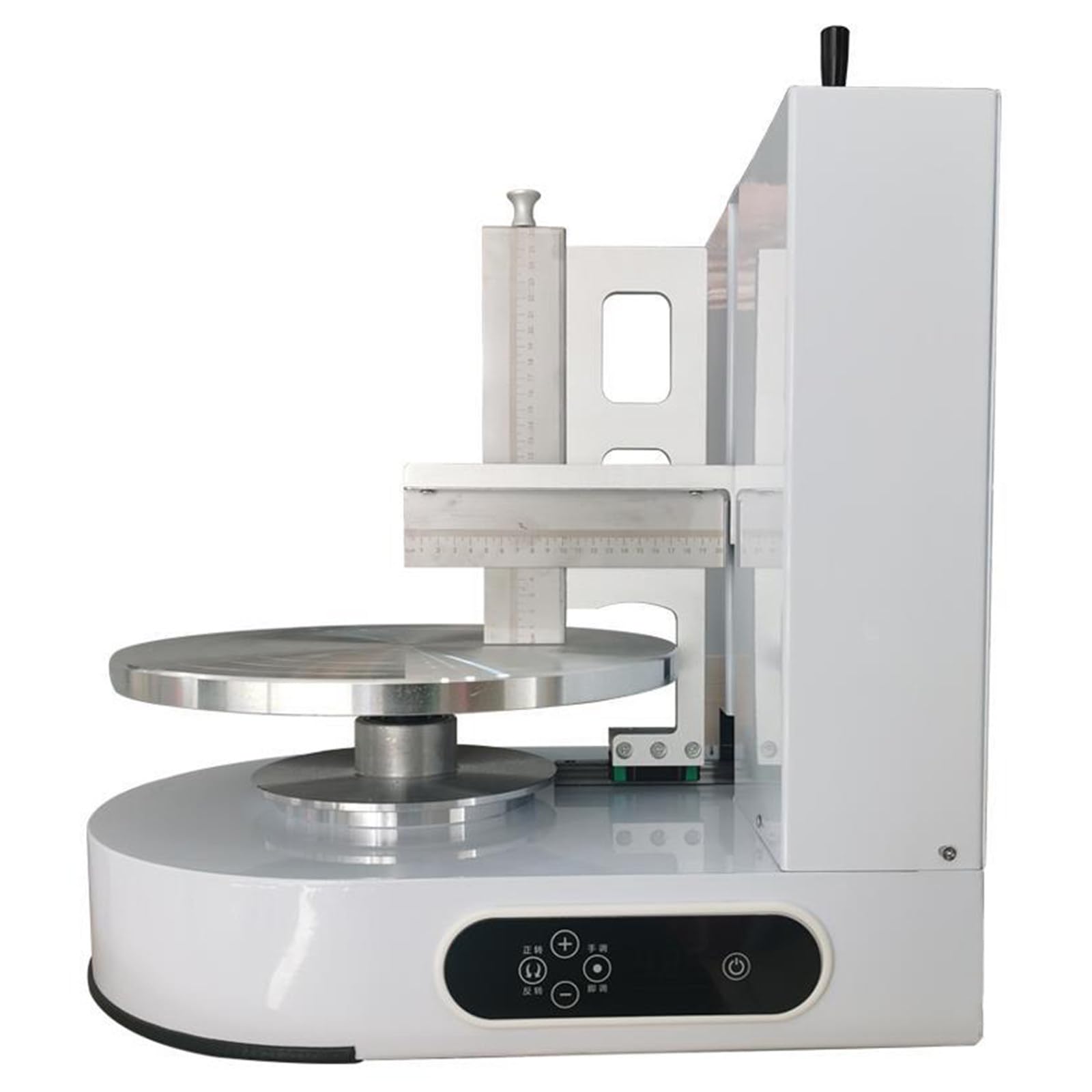 Machine à glacer Les gâteaux, Machine Automatique à étaler la crème pâtissière - Outil de lissage électrique pour Un glaçage Parfait, idéal pour Les gâteaux d'anniversaire de 10 à 30 cm.