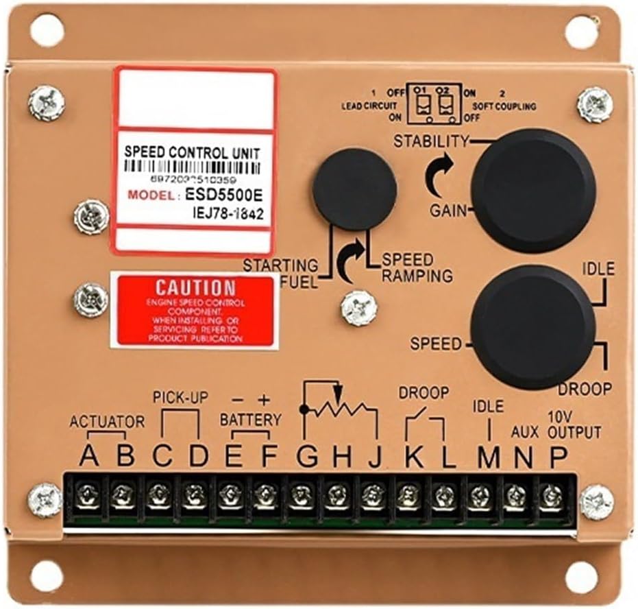 Generator Set Electronic Speed Governor ESD5500E DC Electronic Module Generator Speed Controller