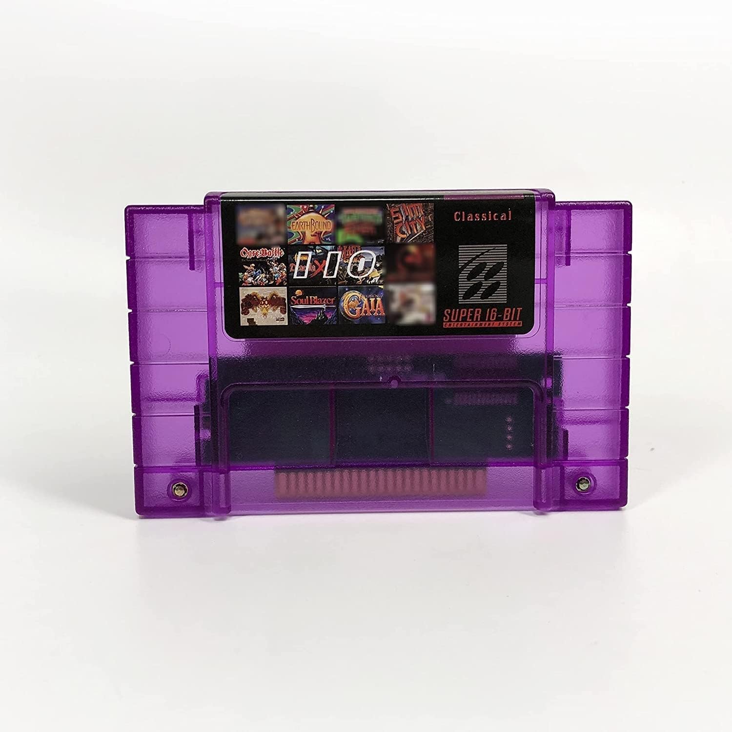 Voltrax Retro Super Games 110 in 1 Multi Game Cartridge for SNES