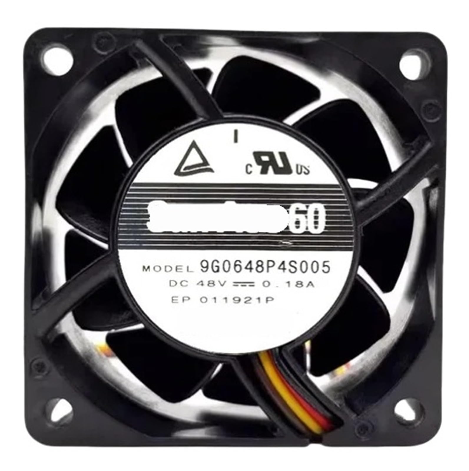 WESAWQGH 9G0648P4S005 Cooling Fan 48VDC 0.18A 60x60x25mm 4-wire