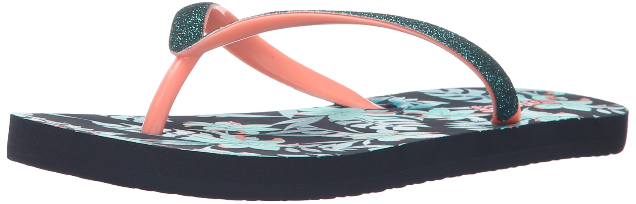 Reef Girl's Stargazer Prints-K Sandal, Teal Floral, 11/12 M US Little Kid