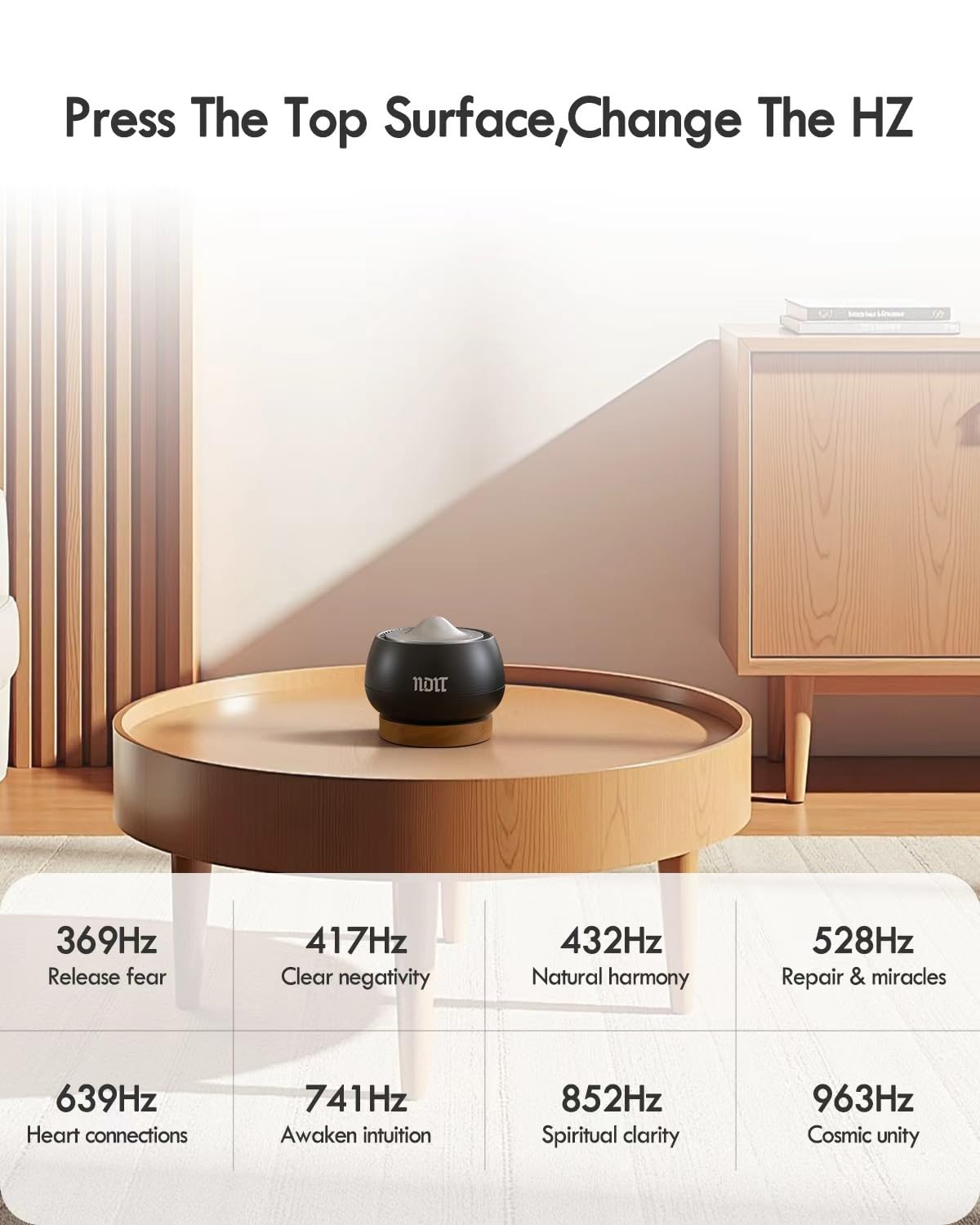 Amazon | ポータブル電子チベットシンギングボウル、8つのヒーリング