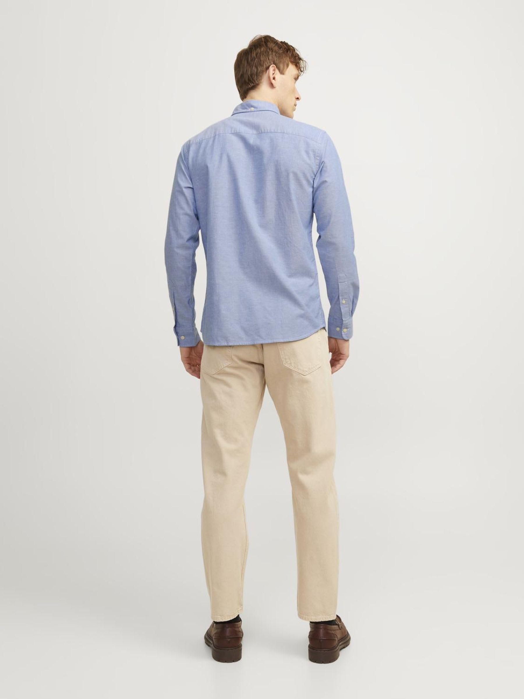 JACK & JONES Jprblubrook Oxford Shirt L/S Noos Uomo