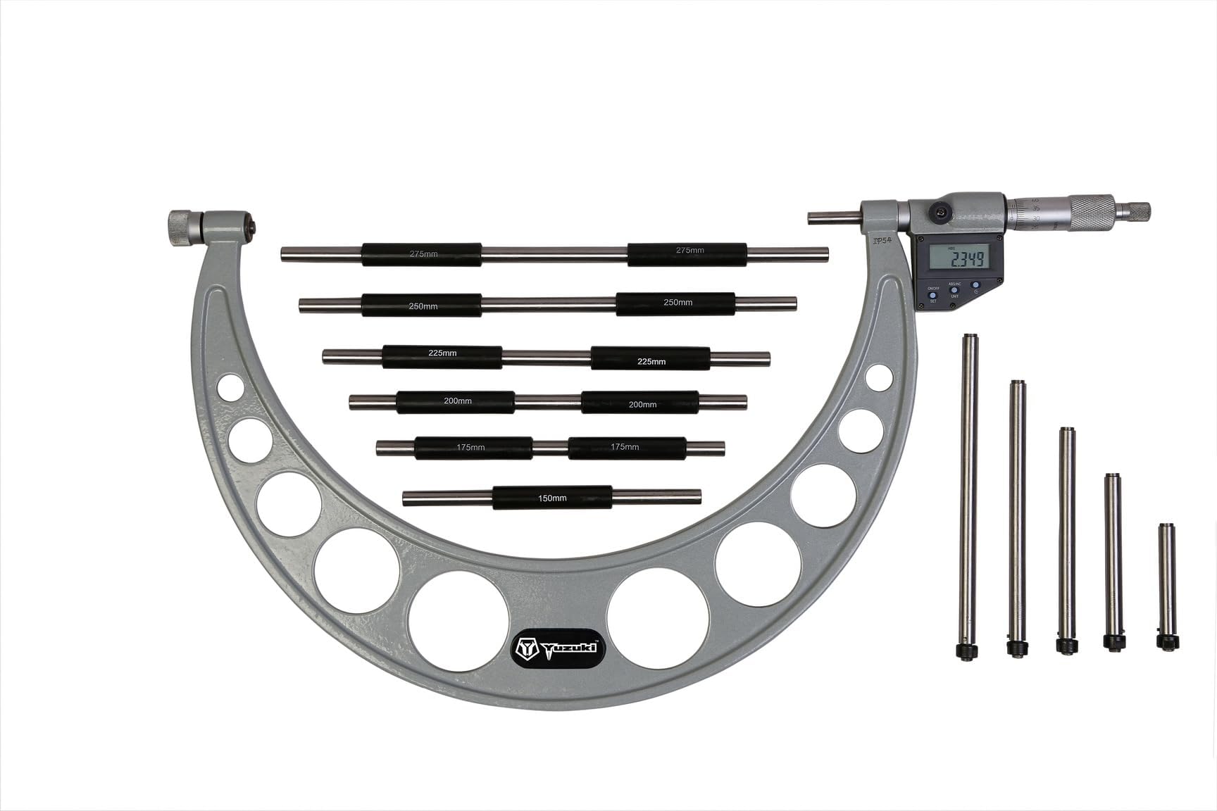 YUZUKI Electronic Adjustable Outside Micrometer 150-300mm