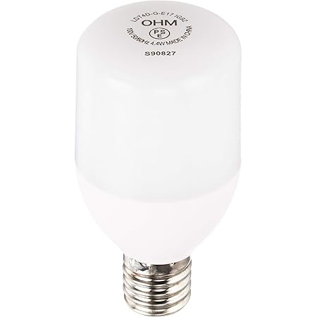 Amazon オーム電機 Led電球 小形40形相当 497lm 昼光色 E17 全方向270 密閉形器具対応 断熱材施工器具対応 Ldt4d G E17 Ig92 オーム電機 ホーム キッチン
