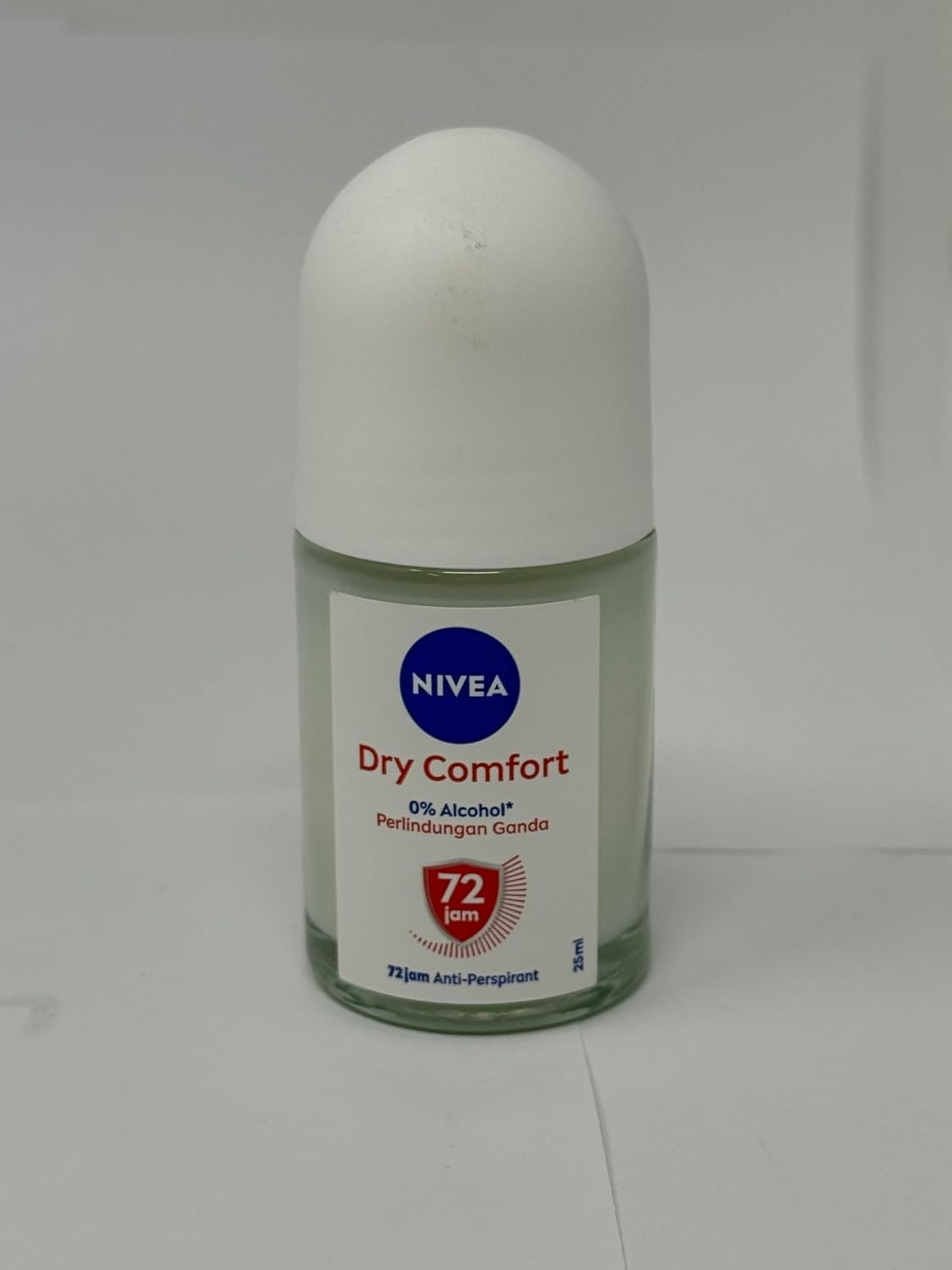 Nivea Dry Comfort Roll-On Deodorant 25ml | 72H Sweat & Odor Protection | Quick Dry Formula with Mineral Extracts | Long-Lasting Freshness & Gentle Skin Care | Compact Travel Size | 3 Pack