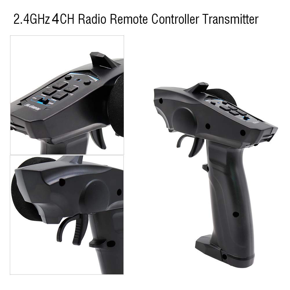 Alomejor RC Transmitter 2.4GHZ 4 Kanäle RC Model Controller mit RC Transmitter Receiver für RC Car Boat Part