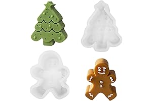Gingerbread Man Silicone Molds: Christmas Treats Made Easy