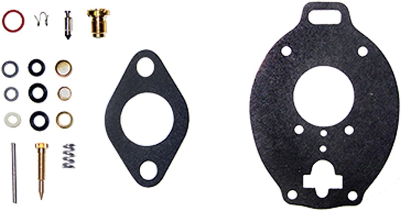 R0381 - Basic Tractor Carburetor Kit for Case, Massey Ferguson, Minneapolis Moline, Oliver Tractors with Marvel Schebler Carbs Listed