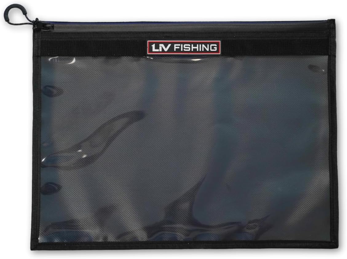 Tackle Storage Bags - Clear, 6 Pack | Zip Bags for Organizing Baits and Tackle. Extremely Durabality. Holds 30+ bags of baits. (12x16in, 6, Piece)