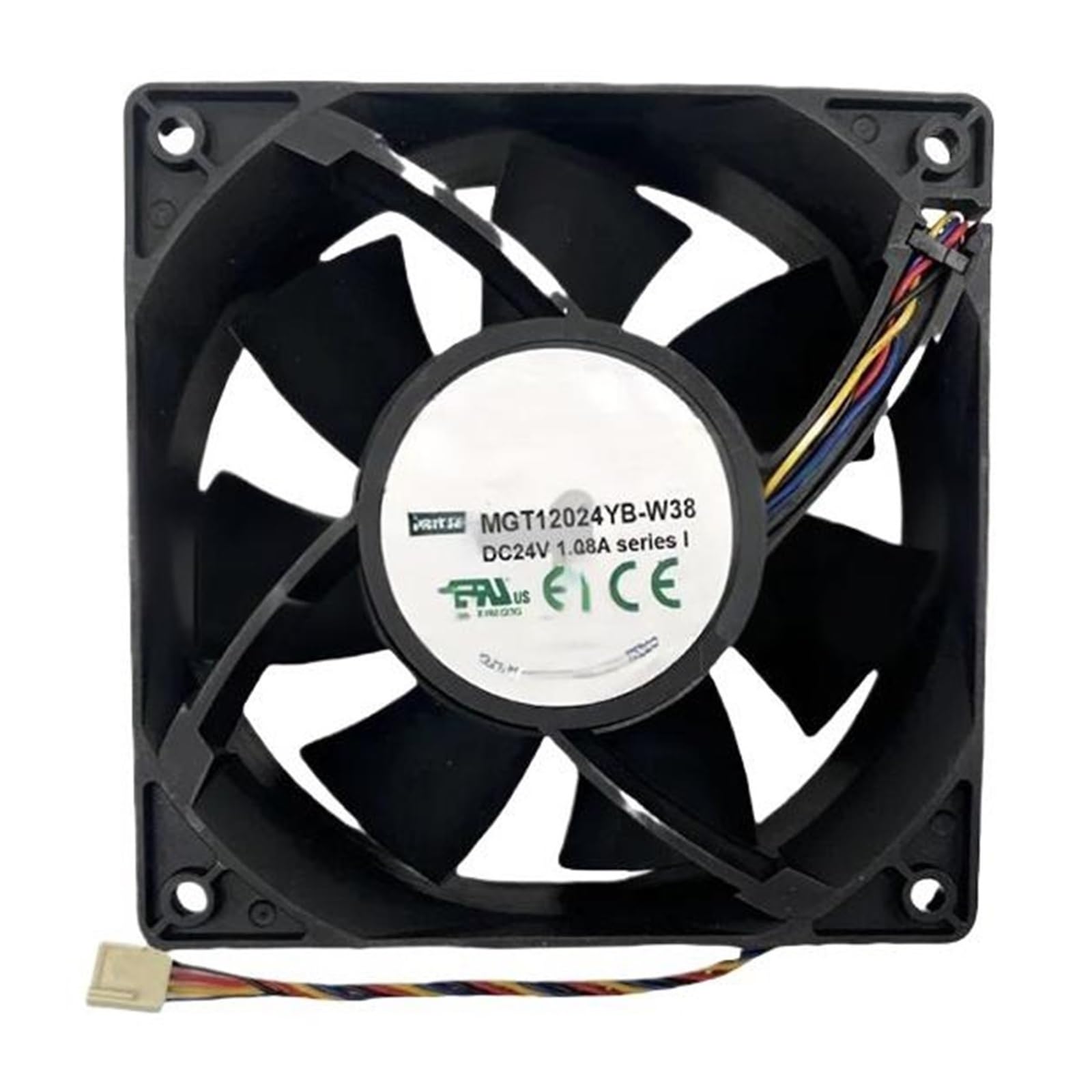 PEQYUACTE MGT12024YB-W38 12038 DC24V Fan