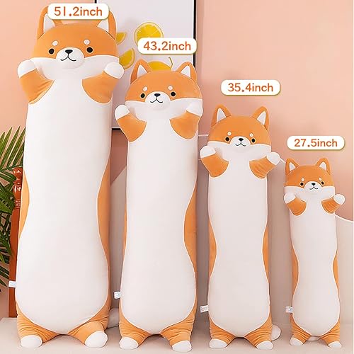Miniatura 6 de Almohada de peluche suave de Shiba Inu con diseño de Corgi largo, almohada de perro de peluche Husky, almohada de cuerpo de peluche Akita, juguete