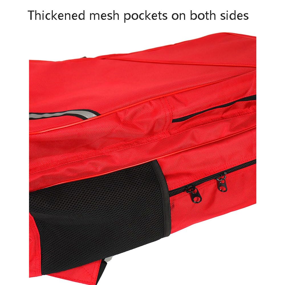 Bolsa de espada para esgrima, mochila de almacenamiento impermeable para dos espadas, tela 1680D duradera para espadas y equipos de aluminio, medidas 110 x 34 x 30 cm