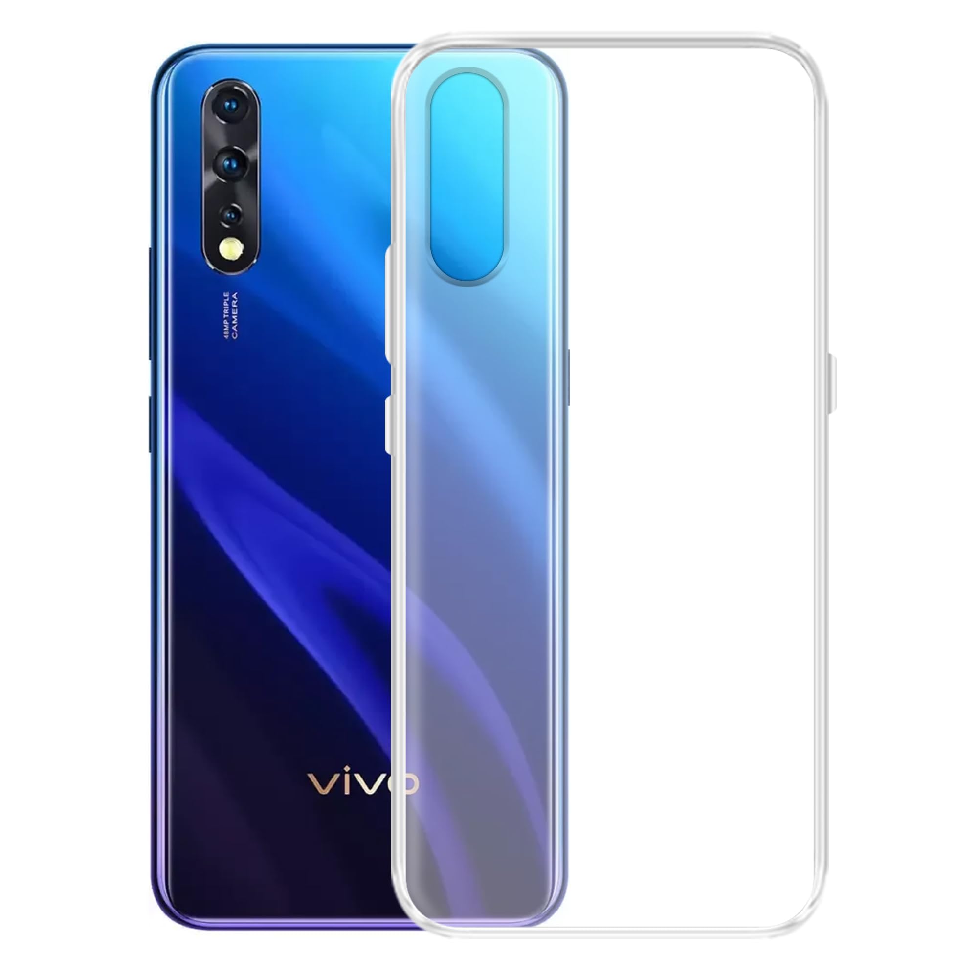 Zapcase Back Case Cover for Vivo Z1x | Compatible for Vivo Z1x Back Case Cover | 360 Degree Protection | Soft and Flexible (TPU | Transparent) (B0D1MVJPV5) Amazon Price History, Amazon Price Tracker