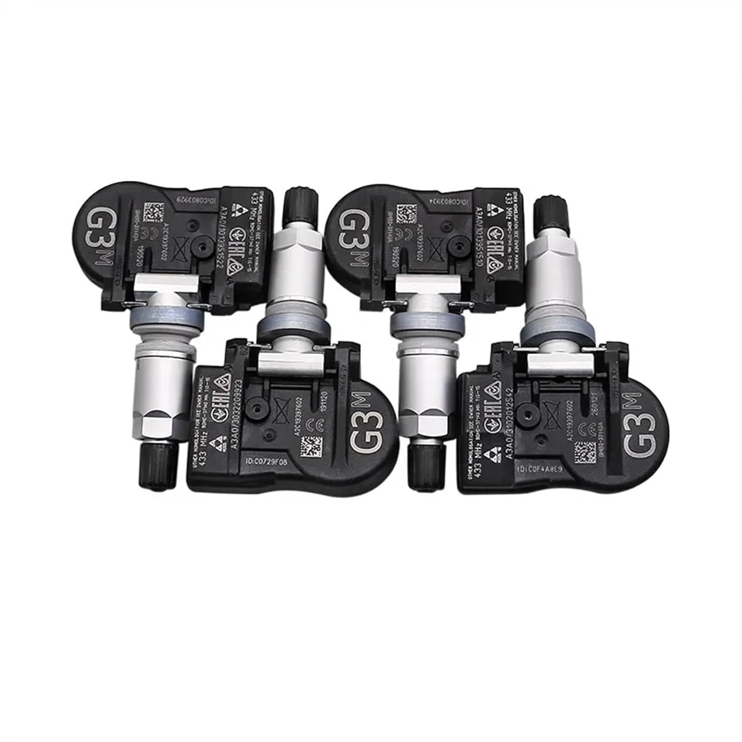 1/4PCS TPMS Tire Pressure Sensor for 2 3 5 CX-3 CX-5 CX-7 CX-9 MX-5 BHB6-37140A BHB637140A 433MHz(4 PCS)