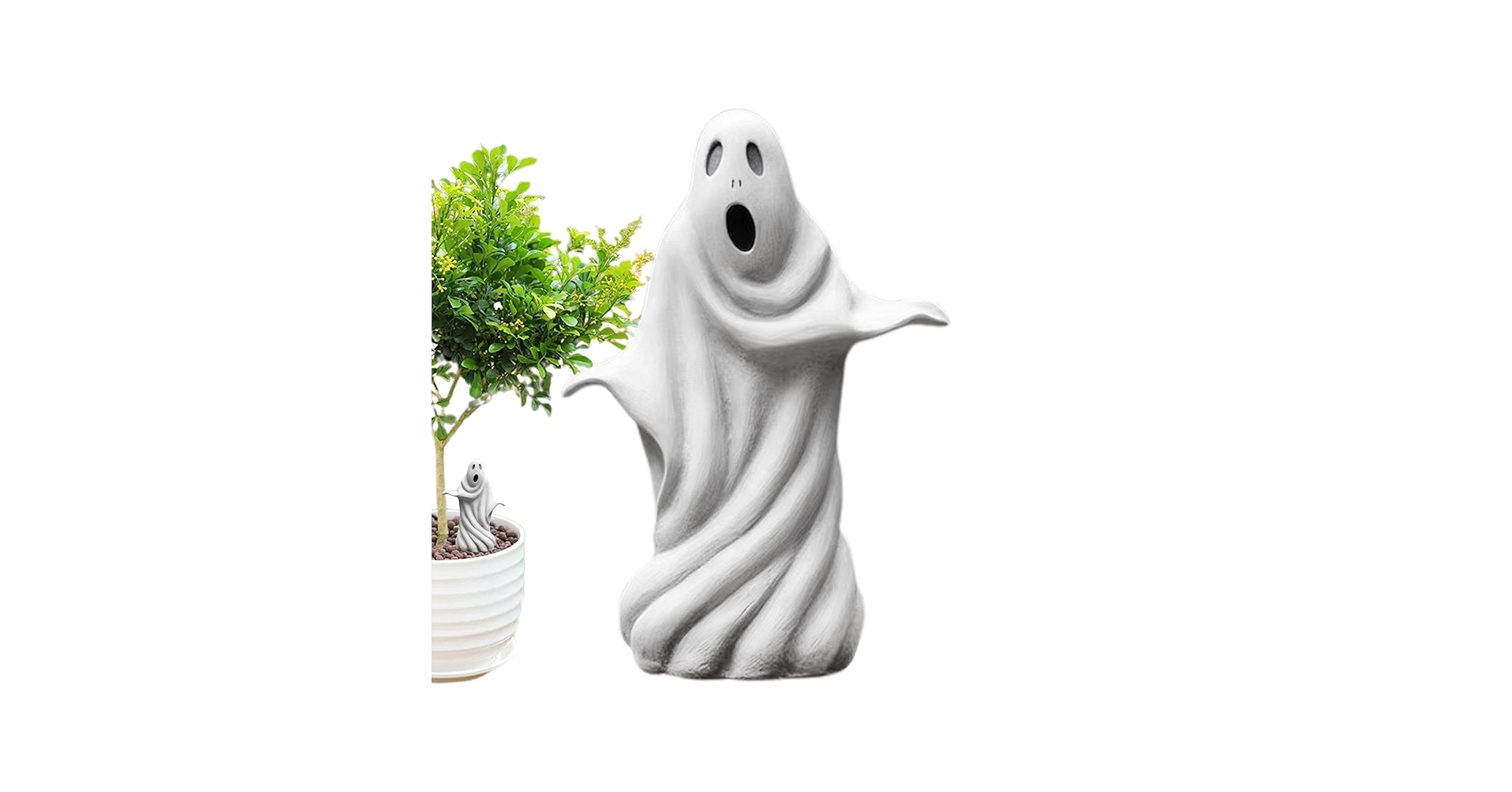 【珍品】幽霊 ブロンズ 置物 ゴースト Amazon.co.jp: 幽霊の置物 | ハロウィンゴーストオーナメント