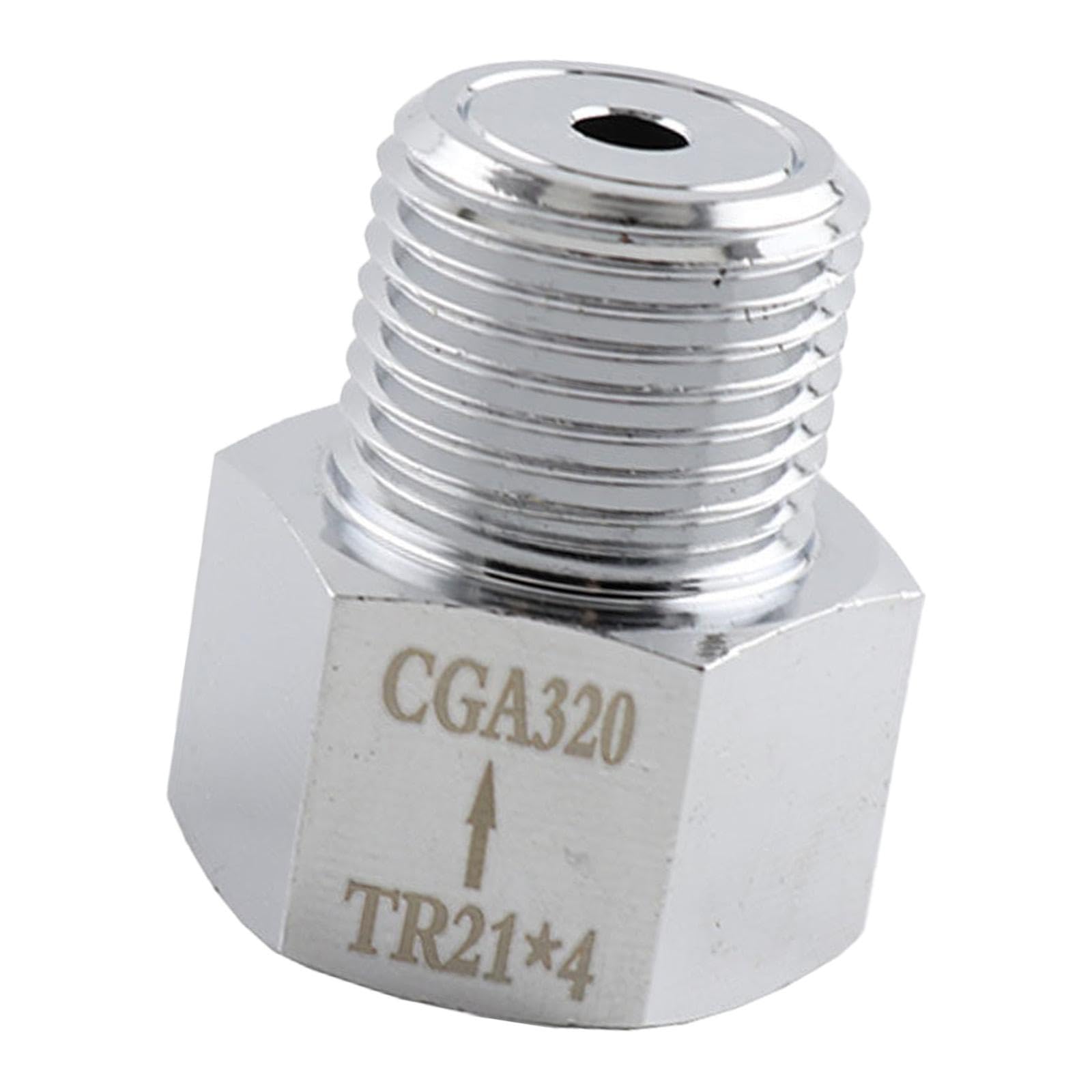 Metal Soda Cylinder Adapter Lightweight Practical Connector Cga320 to TR21-4 | Soda Makers | Small Kitchen Appliances | Kitchen Dining & Bar-picture-13