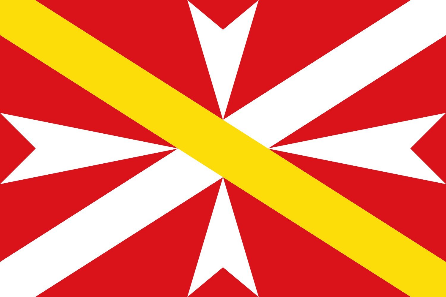Drapeau XL Portella avec système de bordure simplifiée anti-effilochage