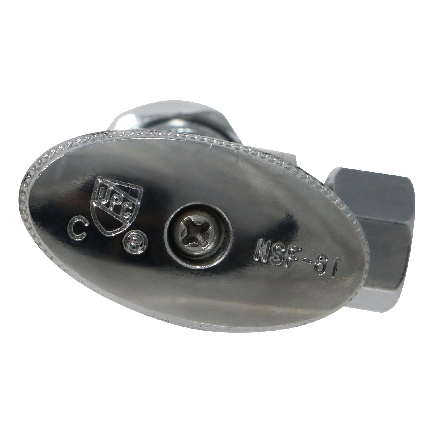 10 piezas 1/4 Turn Ángulo Válvula de cierre 3/8 "OD Compresión x 1/2" El CPVC (sin plomo)