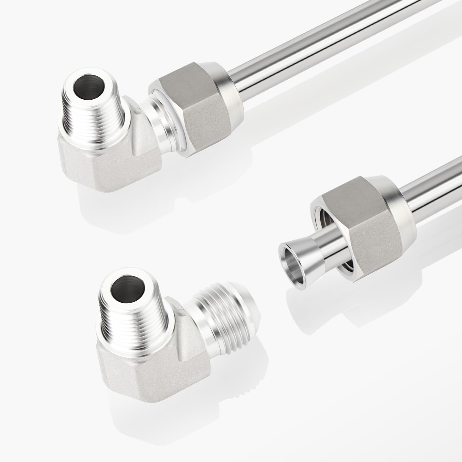 TAISHER 10 pièces Raccords coudés à 90 degrés en acier inoxydable 304, tuyau femelle 1/4 pouce BSP vers tuyau femelle 1/4 pouce BSP en acier inoxydable 304 TAISHER 10 pièces Raccords coudés à 90 degrés en acier inoxydable 304, tuyau femelle 1/4 pouce BSP vers tuyau femelle 1/4 pouce BSP en acier inoxydable 304