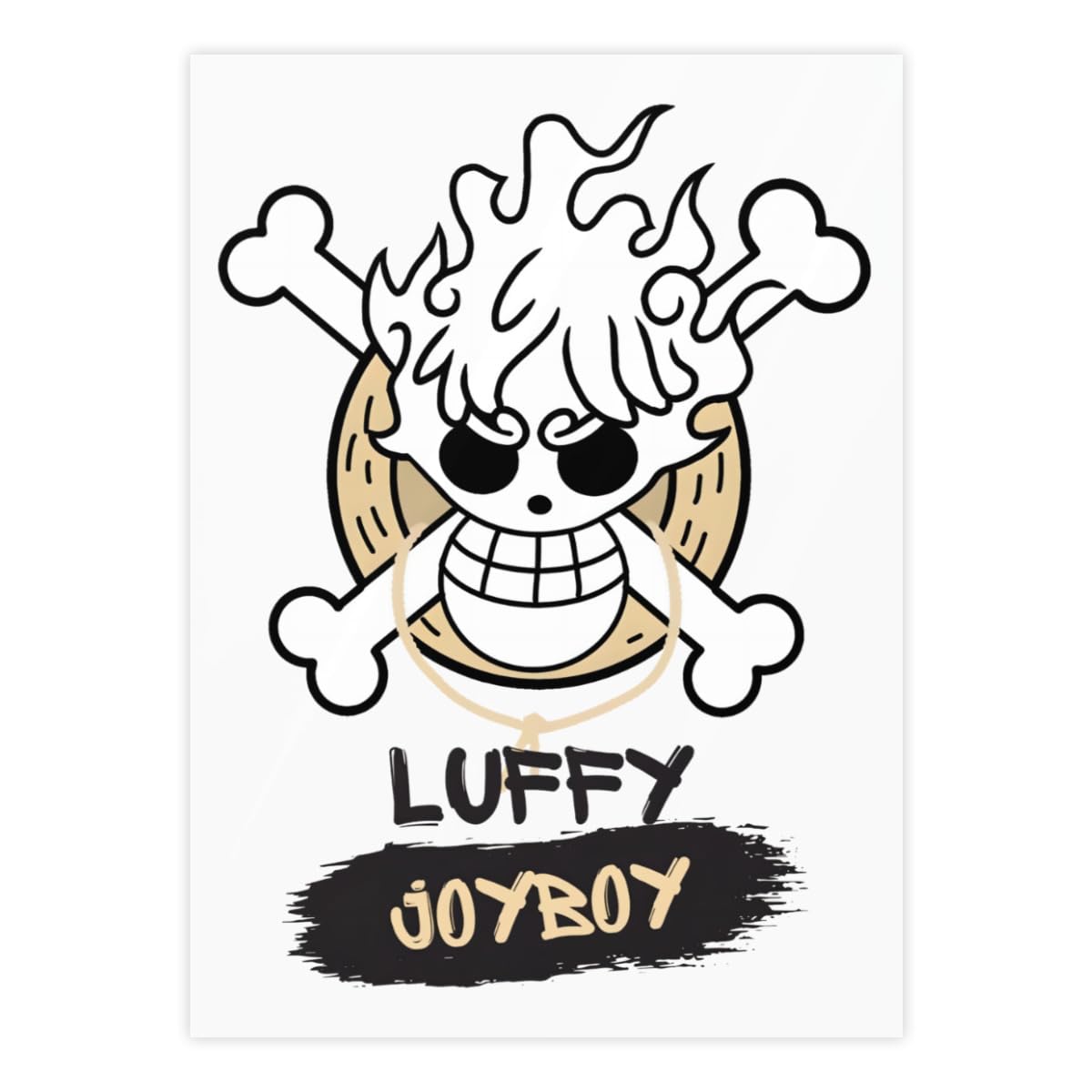 Amazon.co.jp: クリスタルステッカー ワンピース ONE PIECE ルフィ