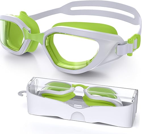 Miniatura 20 de Gafas de Natación, Gafas de Natación Unisex para Adultos Anti Niebla Anti UV Sin Fugas Visión Amplia para Hombres Mujeres Jóvenes Negro/Púrpura