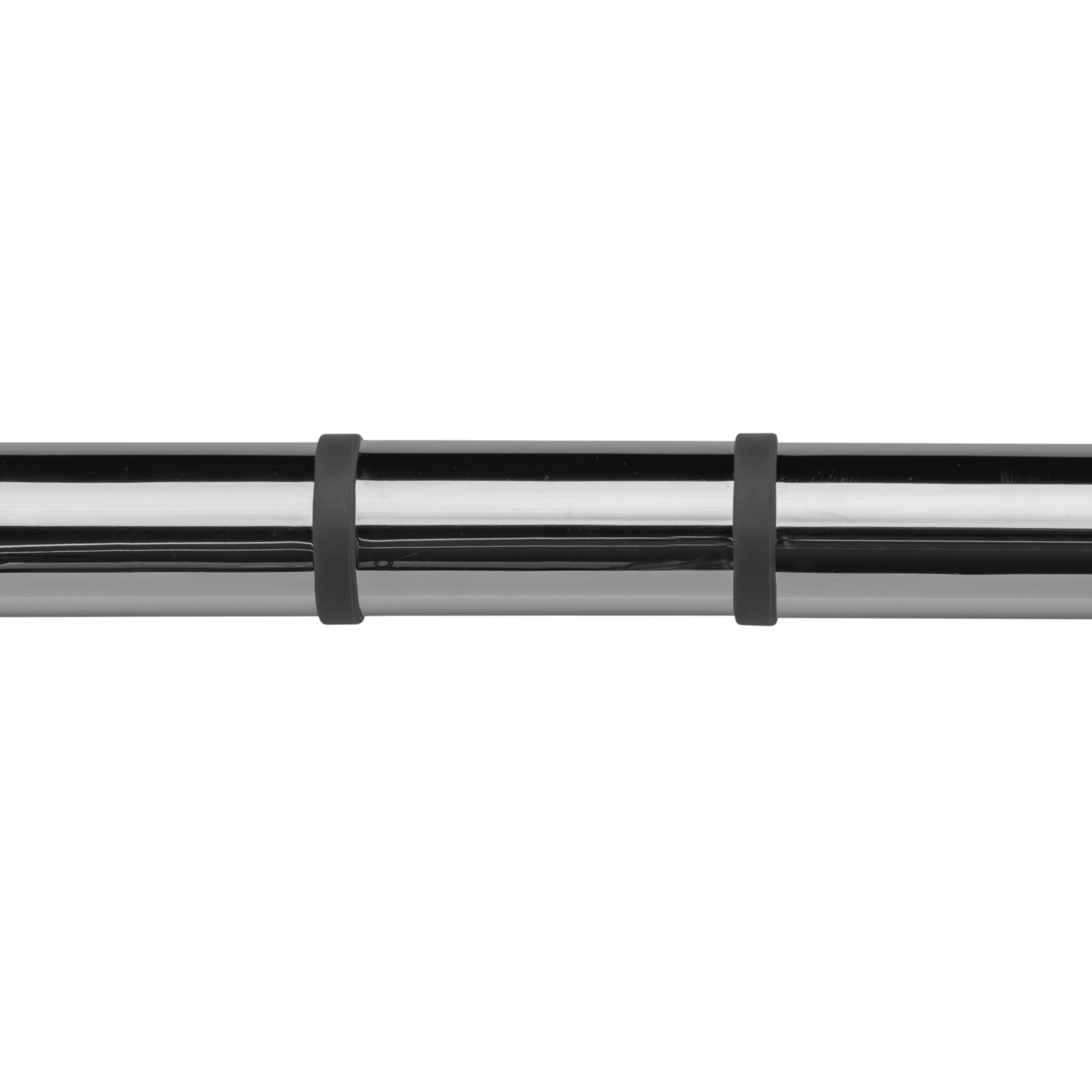 Croydex - Barra doccia antiscivolo con morbide nervature per una comoda presa, anima in alluminio, lunghezza 38 cm, colore: Grigio cromato