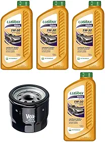 Kit troca 4 Oléos 5w30 + Filtro Etios 1.3 1.5 2013 2014 2015