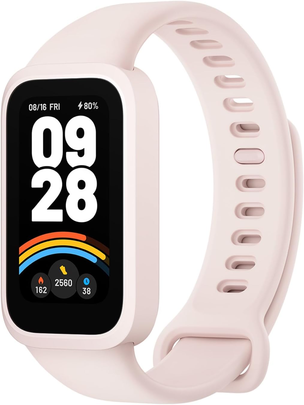 XIAOMI Smart Band 9 Active – Seguimiento de Actividad, Autonomía de hasta 18 Días, Pantalla TFT de 1,47″ con Frecuencia de Actualización de 60 Hz, 5ATM, App Mi Fitness, Rosa (Versión ES)