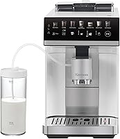 Vista 1 de Kenmore Cafetera de Café Completamente Automática - con Molinillo, Espumador de Leche y Vaporizador, Tamper Automático, Máquina de Espresso Blanco