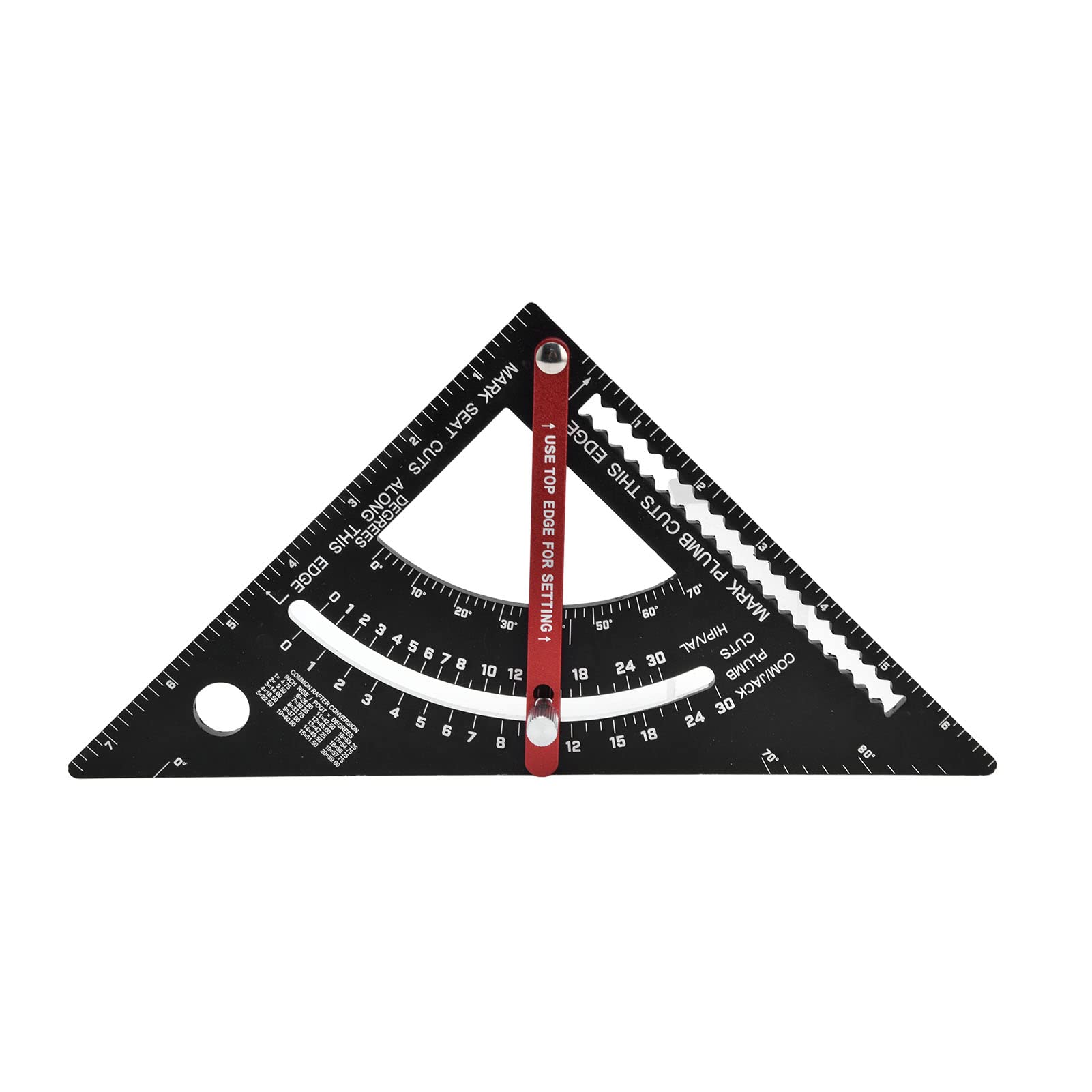 Adjustable Triangle Ruler,Movable Aluminum Alloy Woodworking Layout Tool,Multifunctionalwith Clear Scale