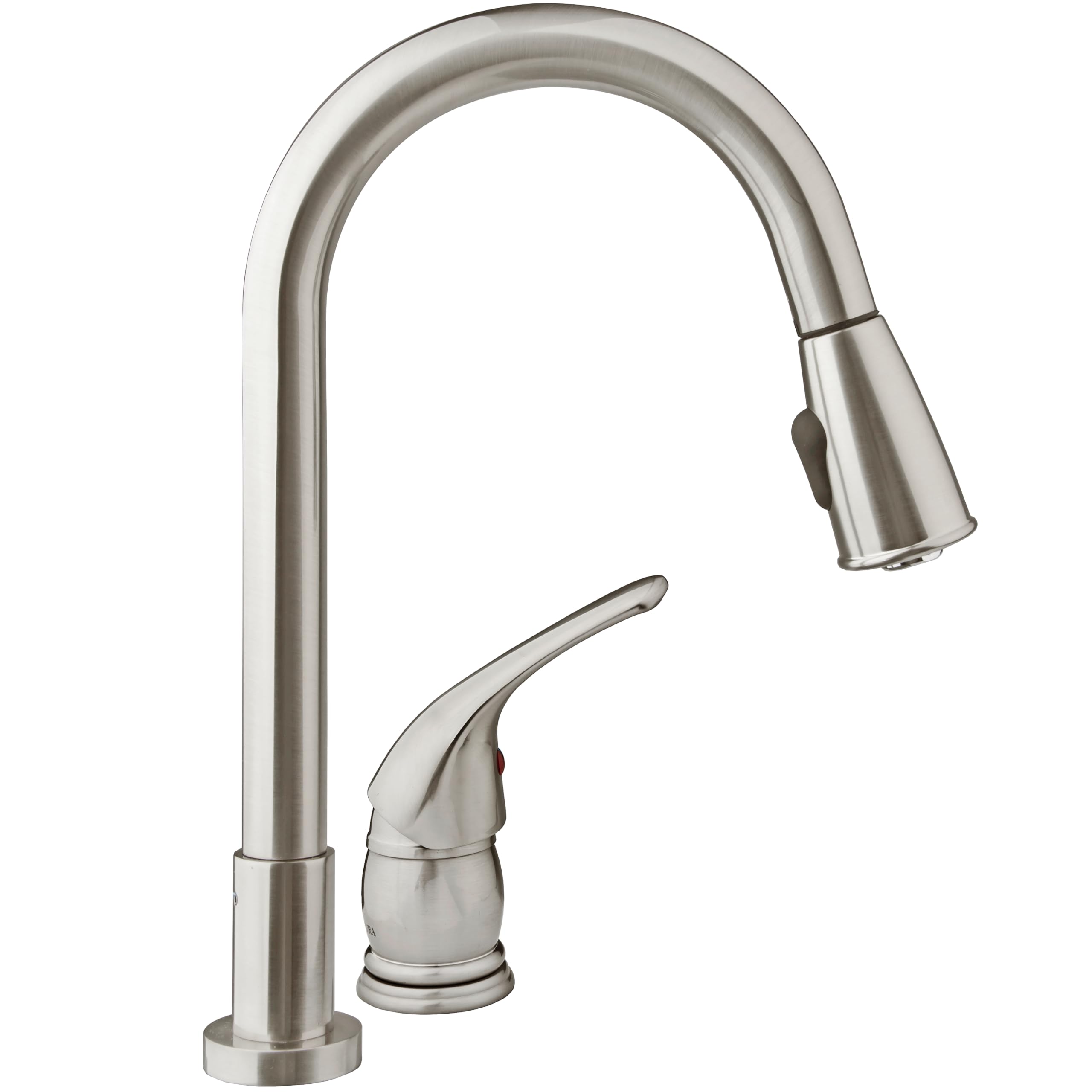 Dura Faucet DF-NMK503-SN RV Pull-Down Kitchen Sink Faucet (Satin Nickel)
