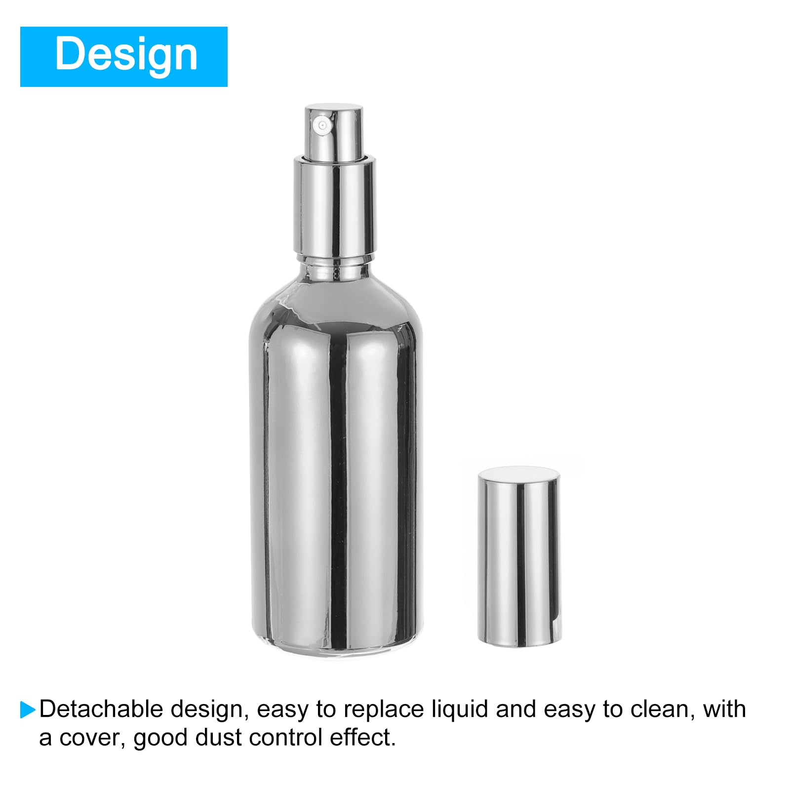 Watchget 2 Spruzzini Da Caffè 10 Ml – Portatili, In Alluminio E Vetro - 3