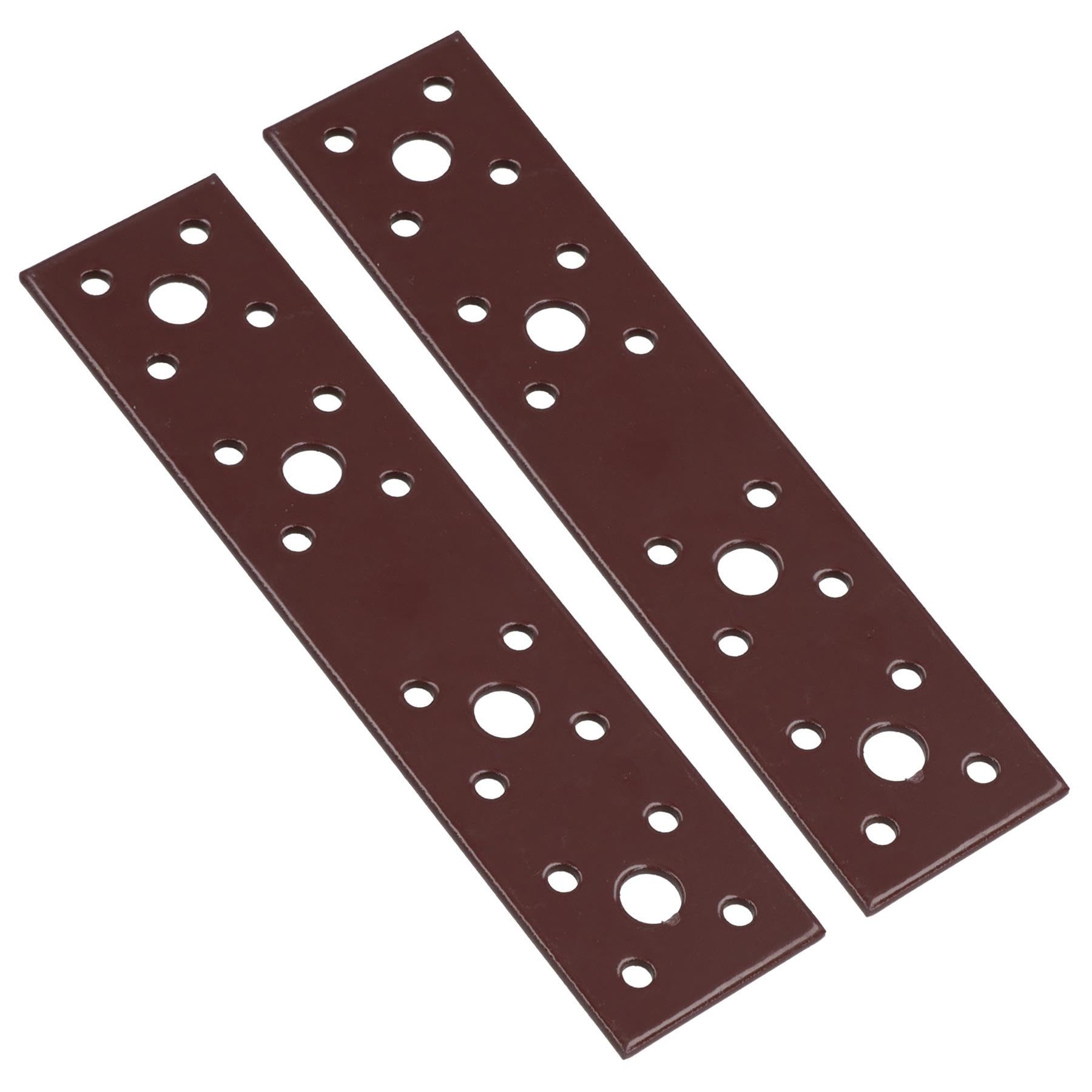 Ab Tools Straight Connector Plate Brace Fastener 175Mm X 40Mm Joist Mending 2Pk