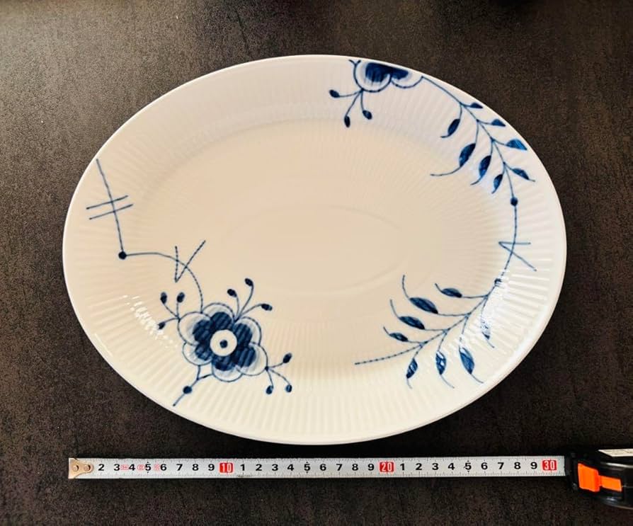 【新品】ロイヤルコペンハーゲン　ブルーフルーテッド　オーバルディッシュディープ Amazon.co.jp: ロイヤルコペンハーゲン ブルーフルーテッド オーバル