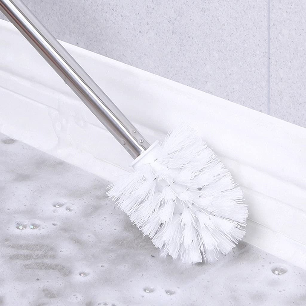 Portascopino WC Il pennello del water a manico lungo adotta il design della spazzola del water di base, il semplice set di strumenti for la pulizia della spazzola for la spazzola domestica della spazz