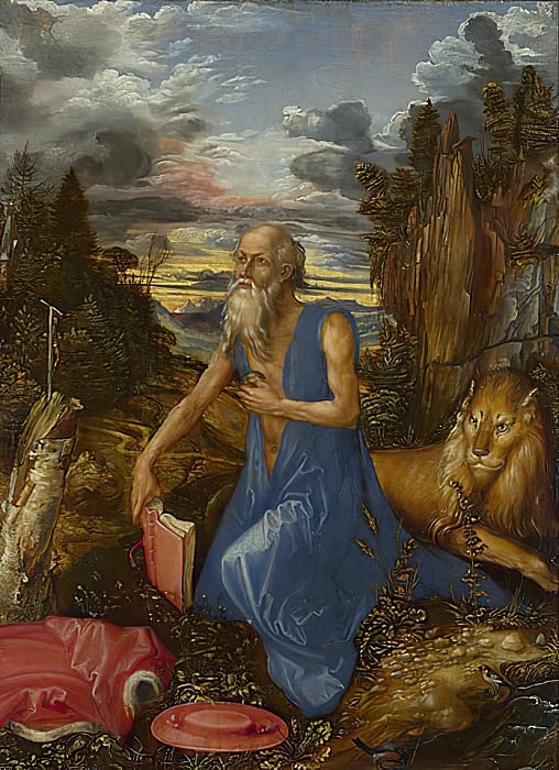 Impression sur toile Sainte Albrecht Dürer, une œuvre d'art textile haut de gamme 60x90