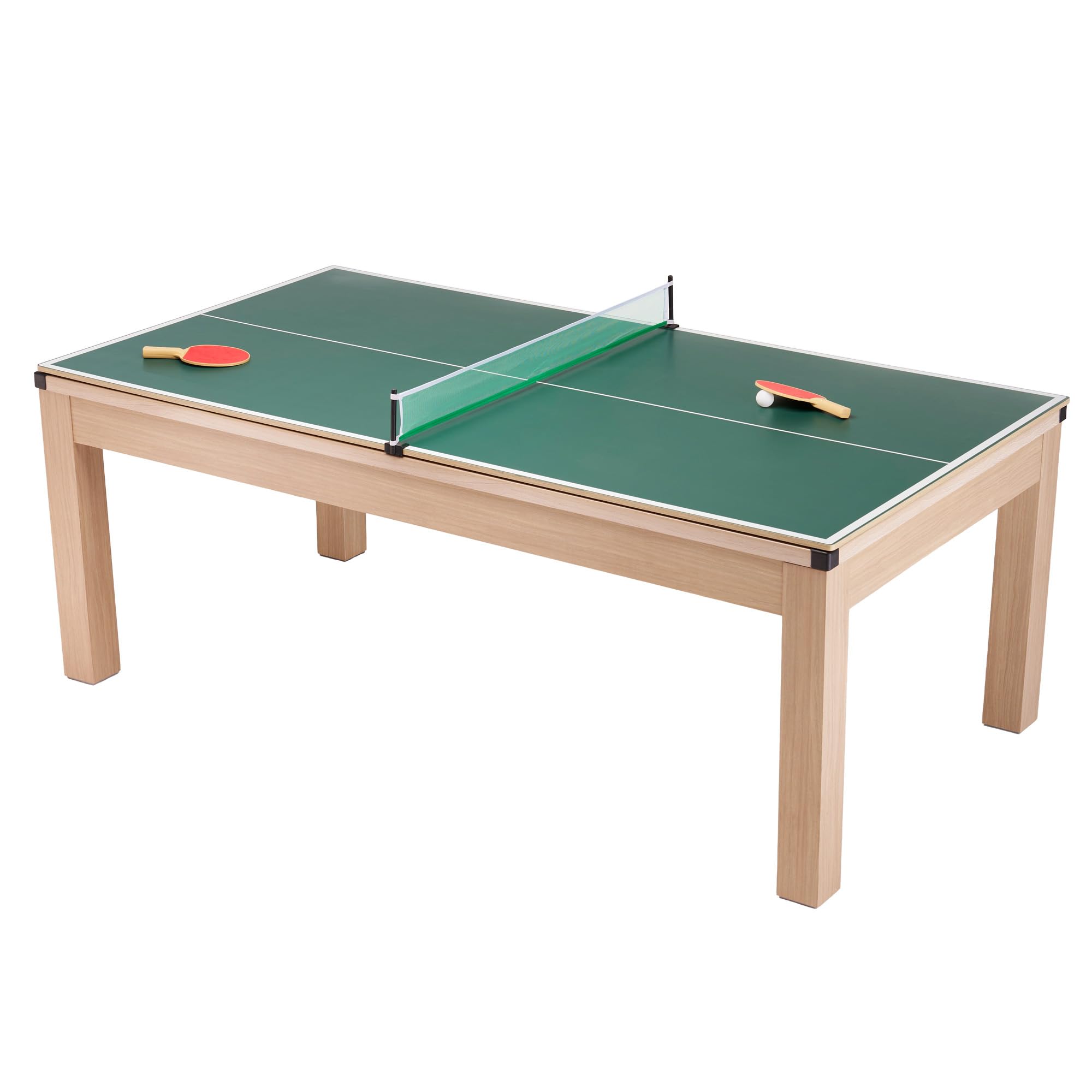 Table de Salle à Manger Convertible 3 en 1 Billard Tennis de Table 6-8 Places