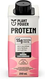 Shake Protein Banana com Morango 250ml - Plant Power