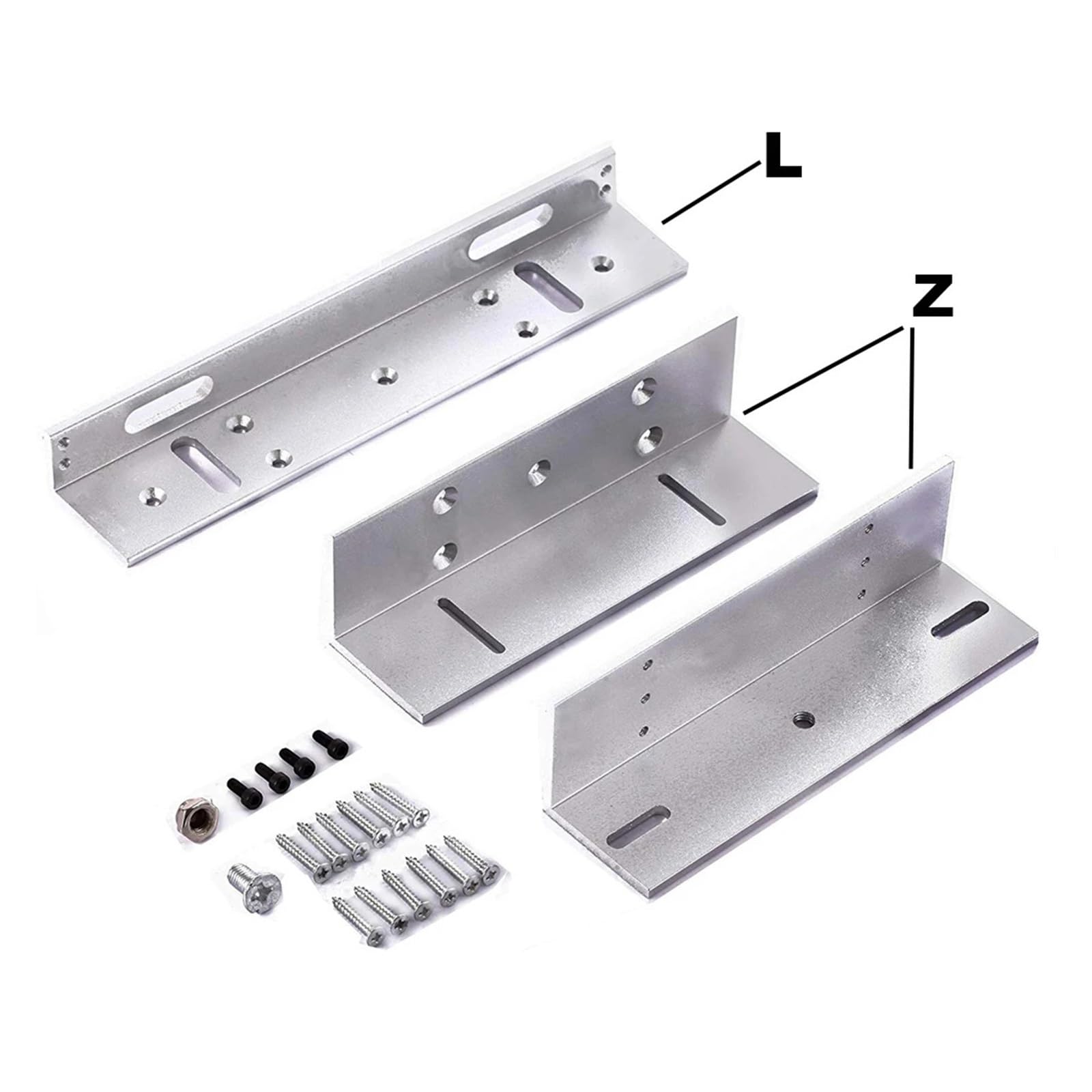 Cerradura magnética eléctrica | Electromagnético de puerta única DC 12V(180kg with ZL)