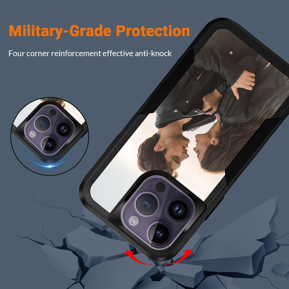 Per Iphone17promax Custodia Magnetica In Pelle Modello Opaca Custodia - Foto 6