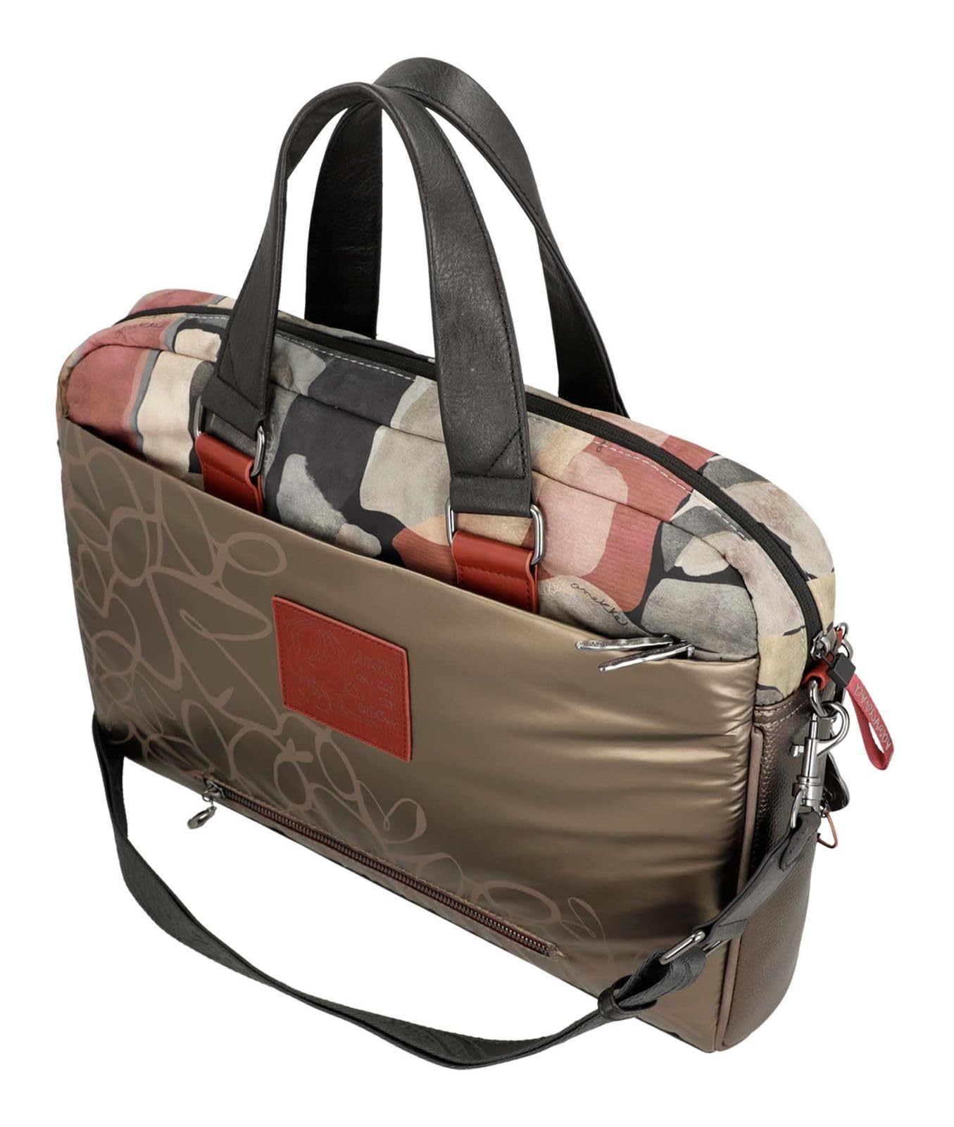 Anekke | Portadocumentos PC Mujer Colección Imaginary 80% Reciclado | 42 x 30 x 9 cm, Multicolor