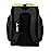 ARENA Spiky III Backpack 45 Swimming Athlete Sports Gym Rucksack Large Training Gear Equipment Swim Bag for Men and Women, 45 Liters, Navy/Neon Yellow