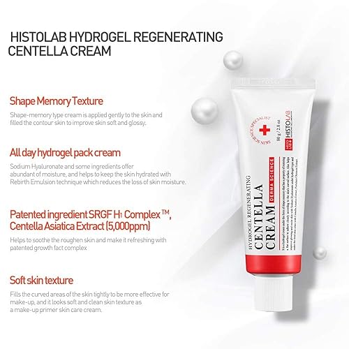 Miniatura 2 de HISTOLAB Crema centella regeneradora de hidrogel (80g2.8oz)