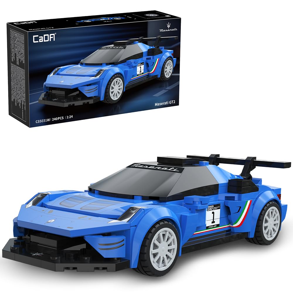 Amazon.com: CaDA C55031W Maserati GT2 Racing Car Building Block