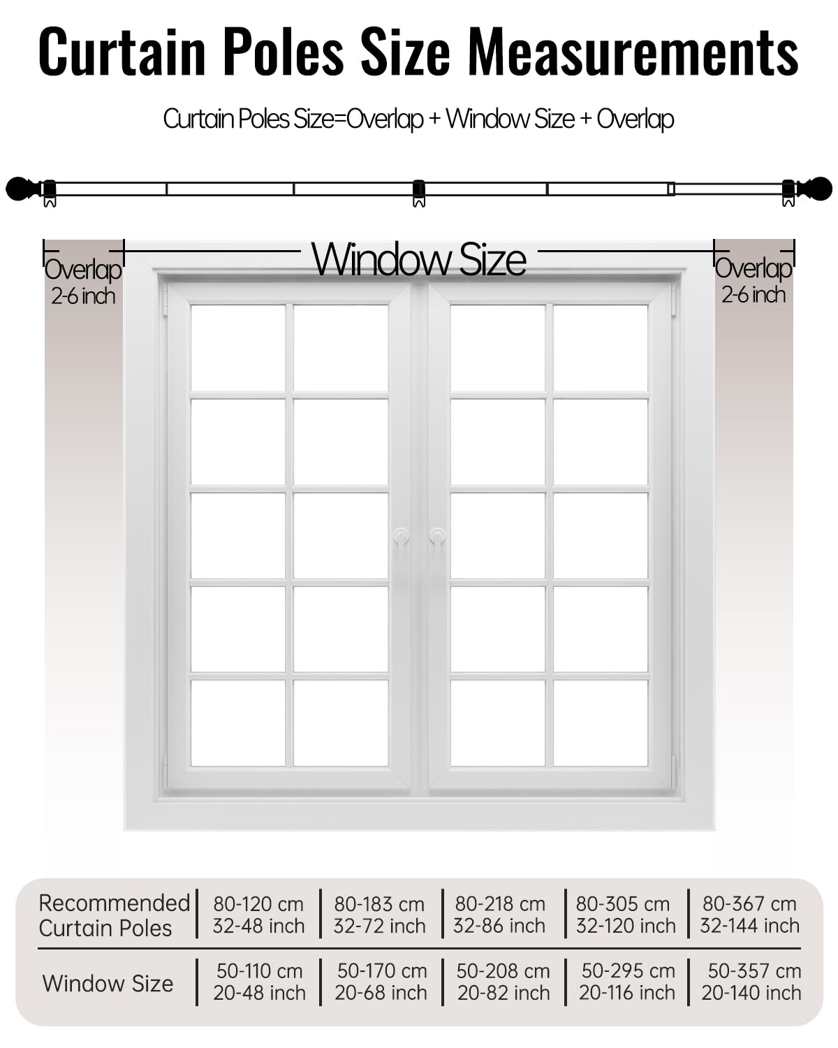 DEFYNEE Curtain Poles - Image 3